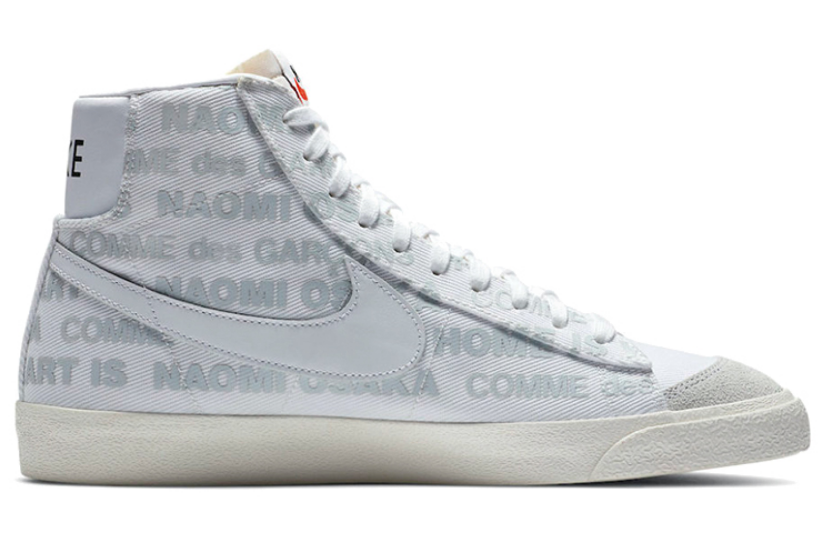 Фото № 2 с приближением к товару «‎Comme des Garcons x Naomi Osaka x Nike Blazer Mid WhiteBlack»