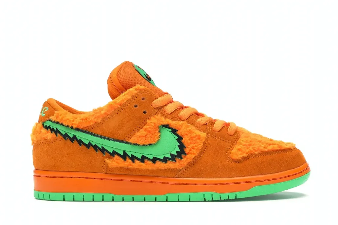 Фото № 1 с приближением к товару «‎Nike SB Dunk Low Grateful Dead Bears Orange»