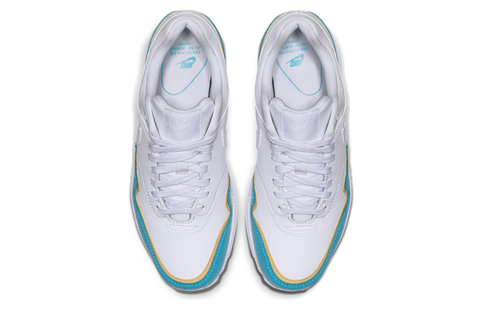 Фото № 4 с приближением к товару «‎Nike Wmns Air Max 1 'Double Layer - Blue'»