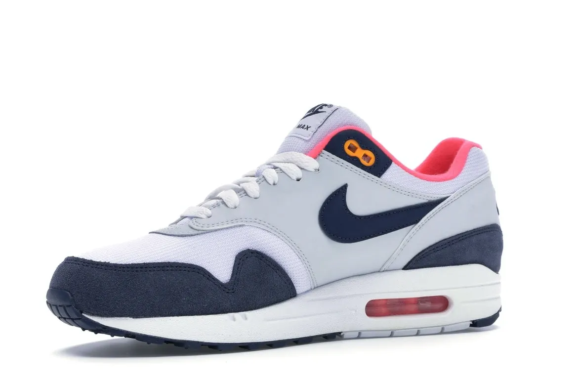 Фото № 2 с приближением к товару «‎Nike Air Max 1 Pure Platinum Midnight Navy Racer Pink »