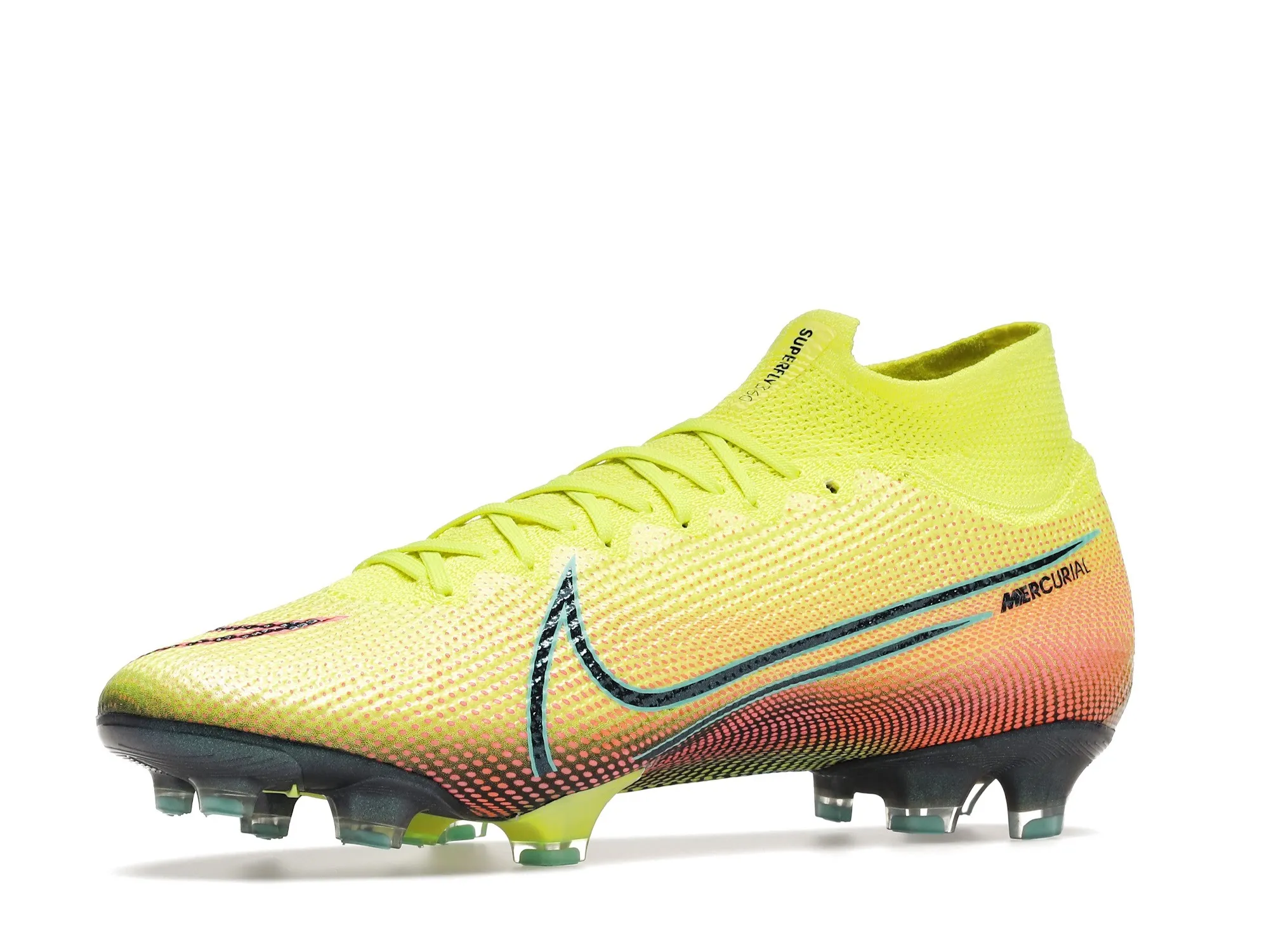 Фото № 4 с приближением к товару «‎Nike Mercurial Superfly 7 Elite MDS FG Lemon Venom»