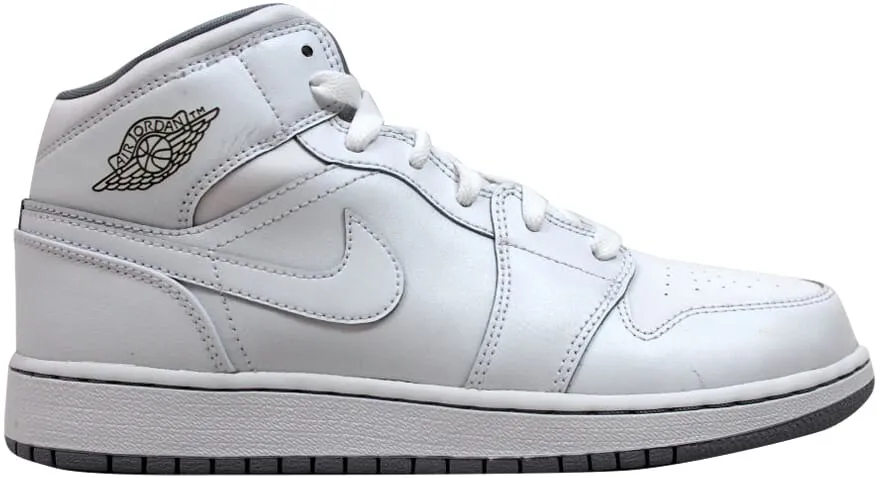 Фото № 1 с приближением к товару «‎Jordan 1 Mid White »