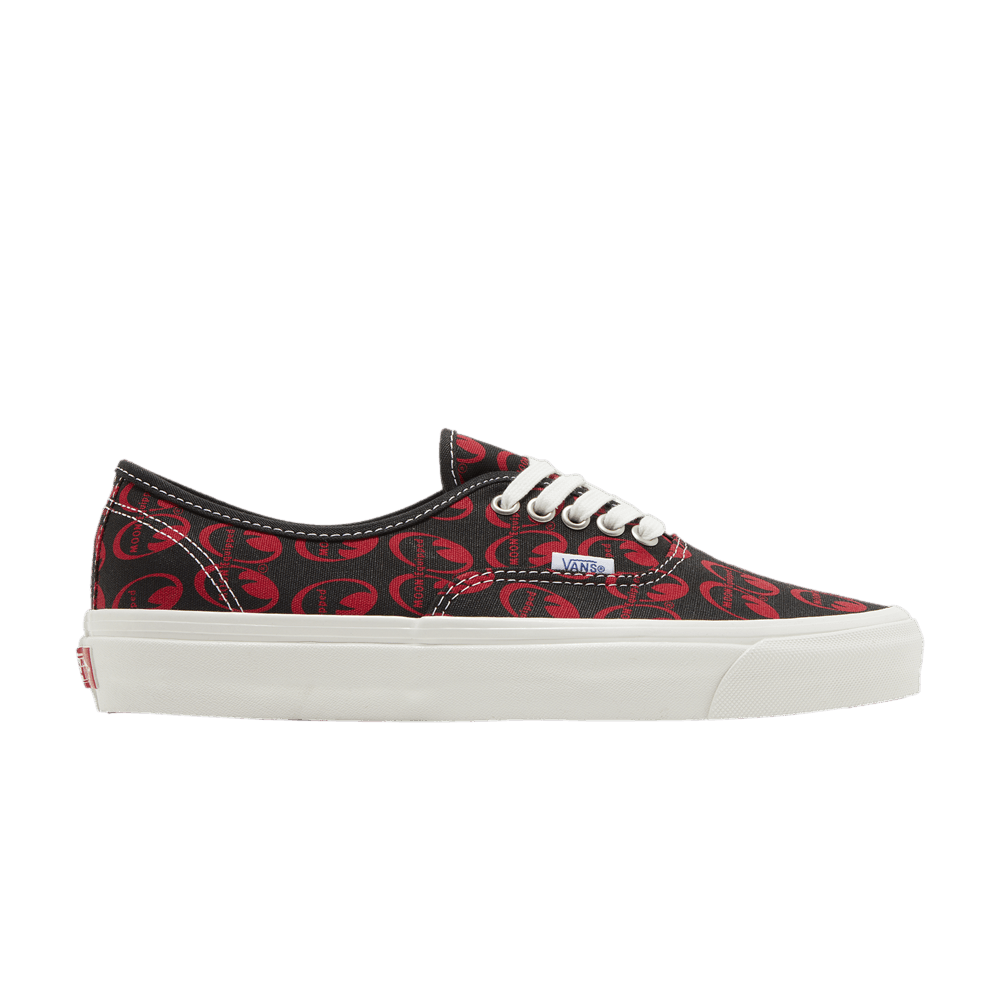 Mooneyes x Vans Authentic 44 DX Anaheim Factory - Black Red