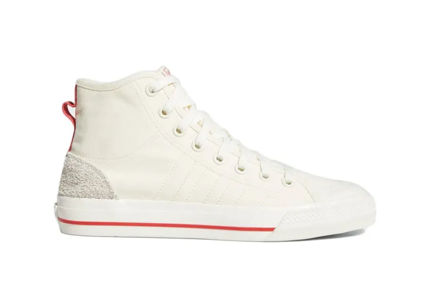 Фото № 1 с приближением к товару «‎adidas Nizza Hi RF Off White Glory Red»