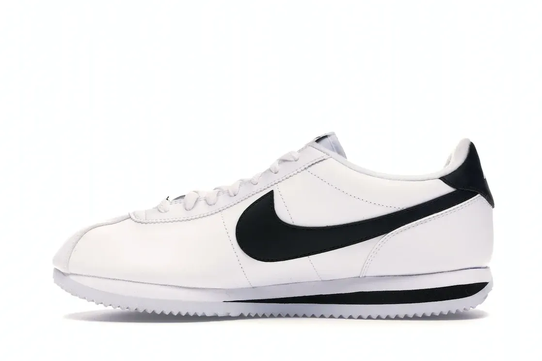 Фото № 3 с приближением к товару «‎Nike Cortez Basic Leather White Black (2017)»