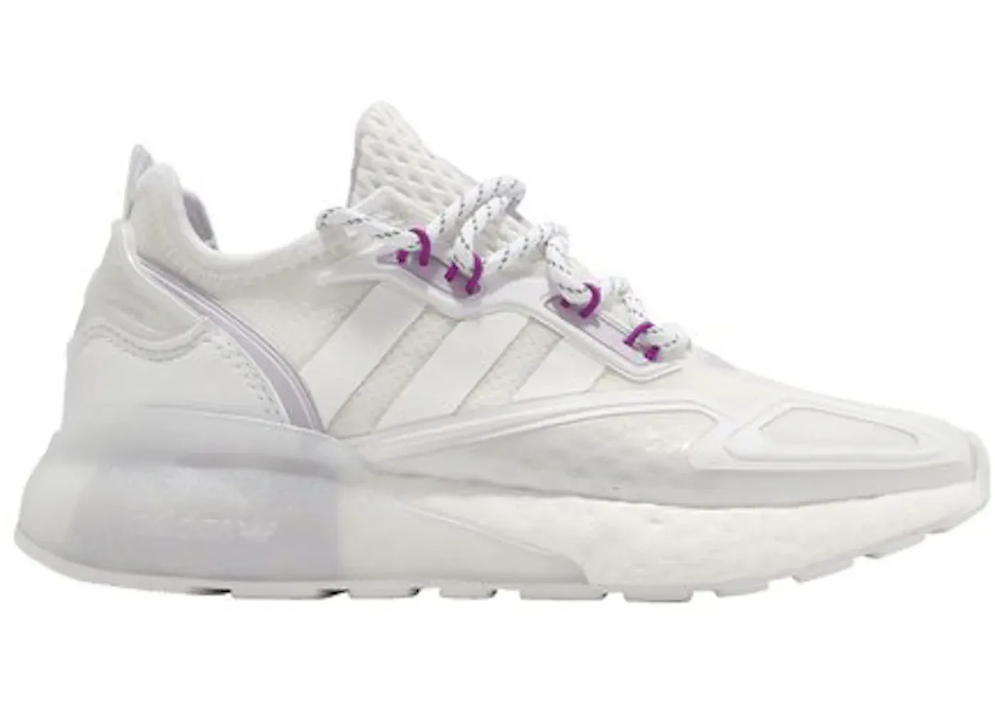 Фото № 1 с приближением к товару «‎adidas ZX 2K Boost White Purple Tint »