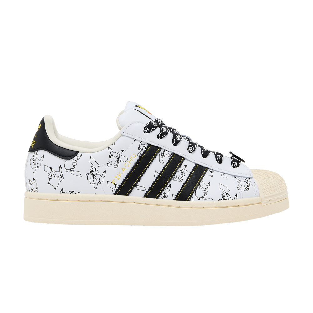 Pokémon x adidas Superstar Pikachu White
