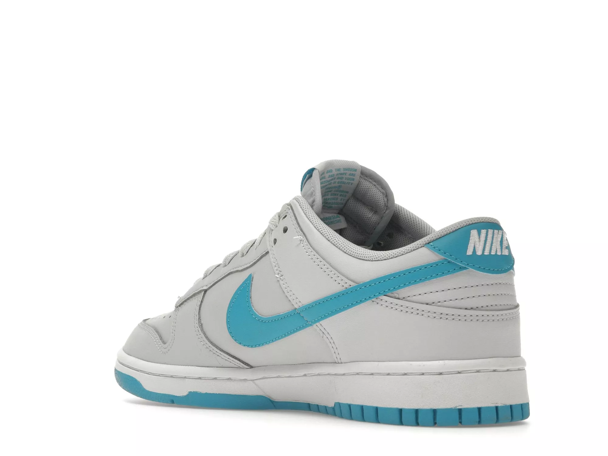 Фото № 3 с приближением к товару «‎Nike Dunk Low Retro Pure Platinum Blue Lightning»
