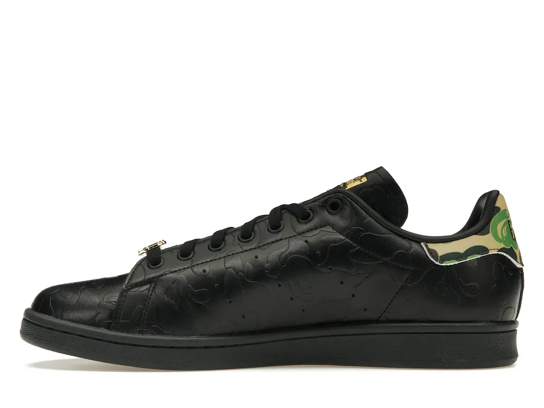 Фото № 3 с приближением к товару «‎adidas Stan Smith Bape 30th Anniversary Black»
