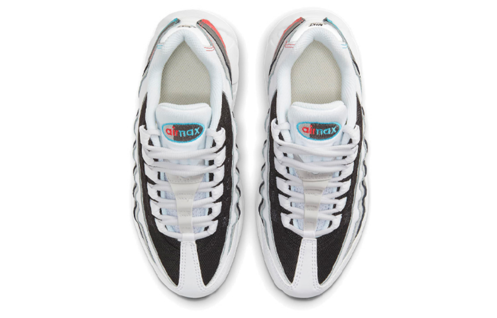 Фото № 4 с приближением к товару «‎Nike Air Max 95 Recraft (GS) WhiteRedBlue»