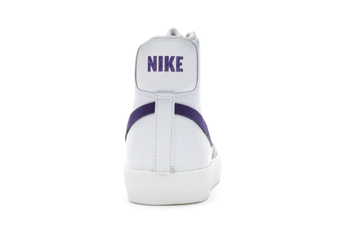 Фото № 4 с приближением к товару «‎Nike Blazer Mid 77 White Voltage Purple »