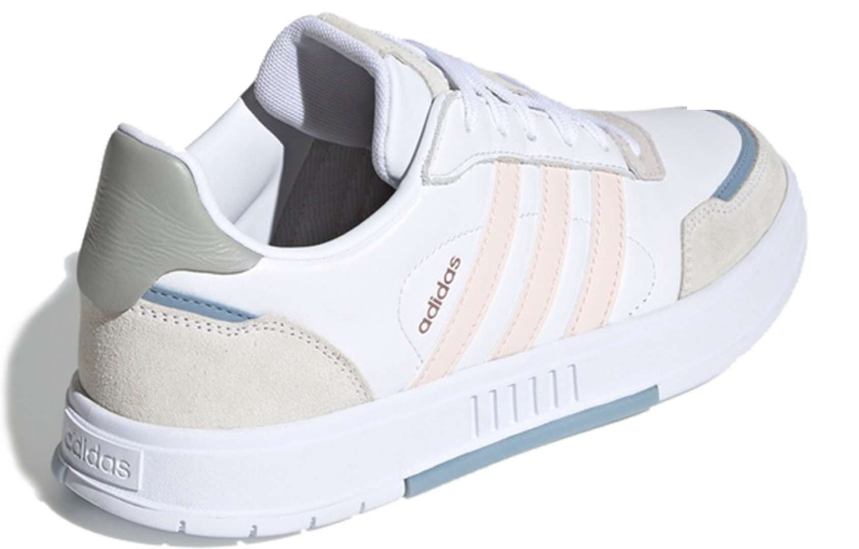 Фото № 4 с приближением к товару «‎adidas neo Courtmaster WhitePinkBlue»