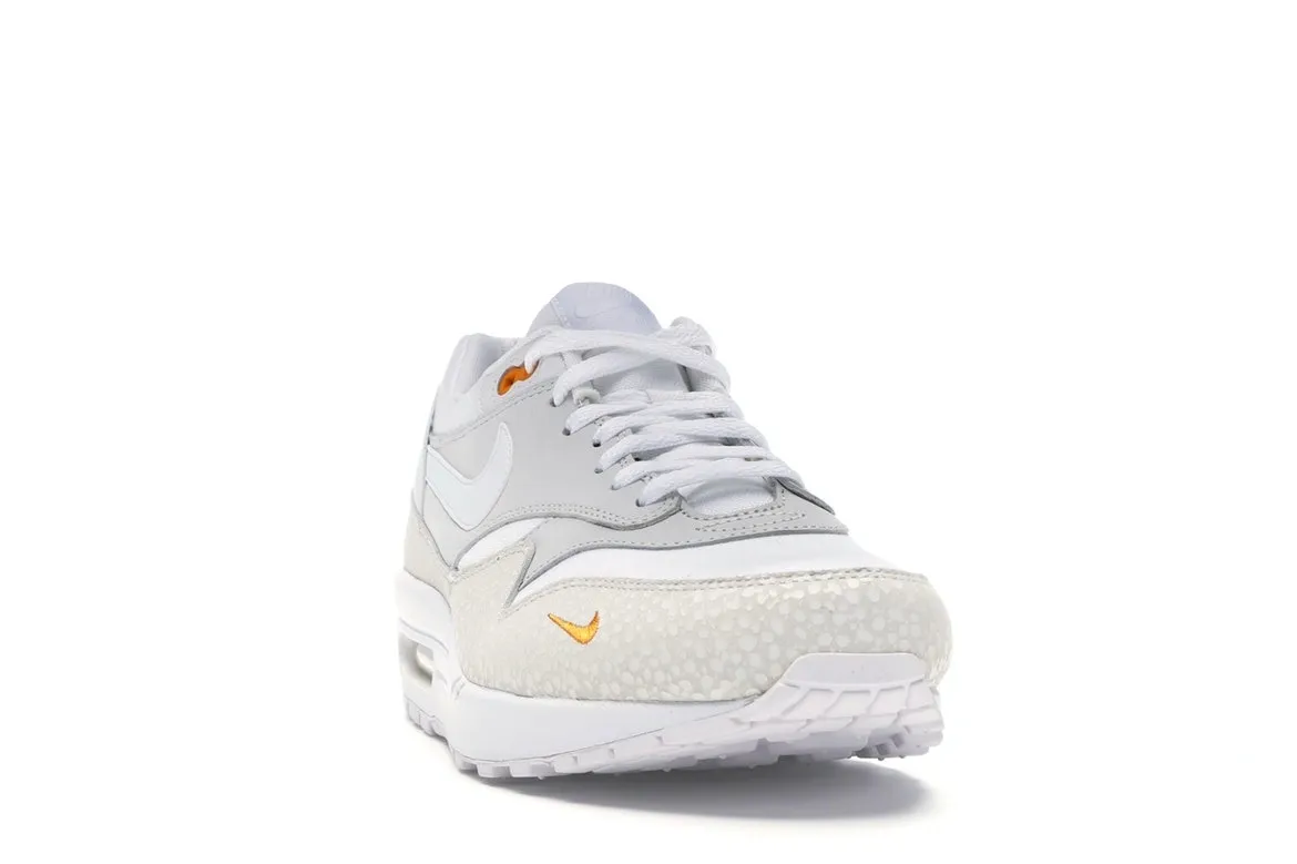 Фото № 2 с приближением к товару «‎Nike Air Max 1 White Kumquat»