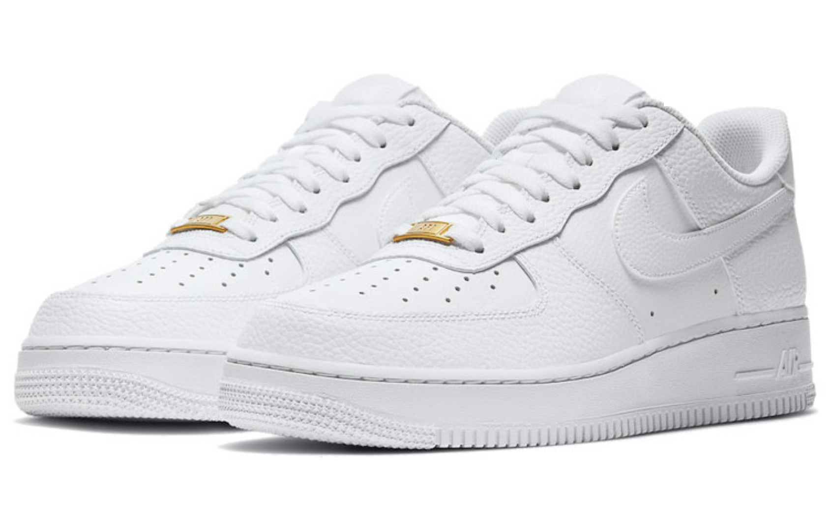 Фото № 2 с приближением к товару «‎Nike Air Force 1 Low Gold Buckle White»