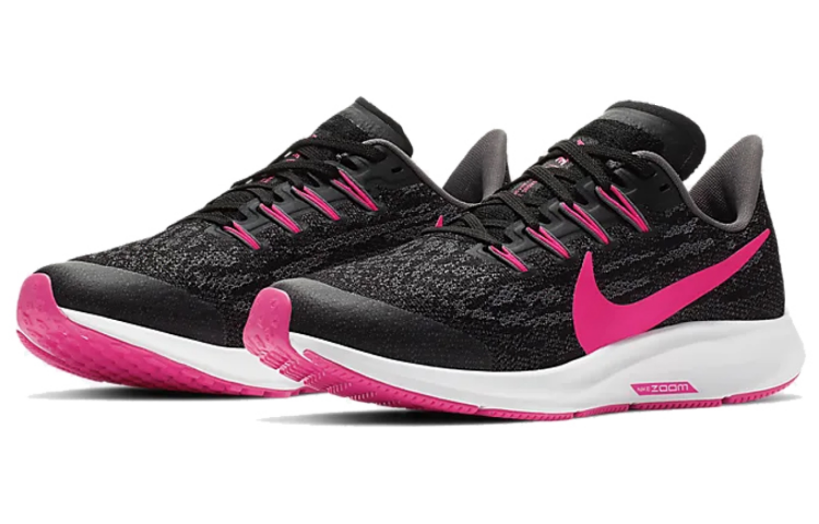 Фото № 3 с приближением к товару «‎Nike Air Zoom Pegasus 36 GS 'Black Hyper Pink'»