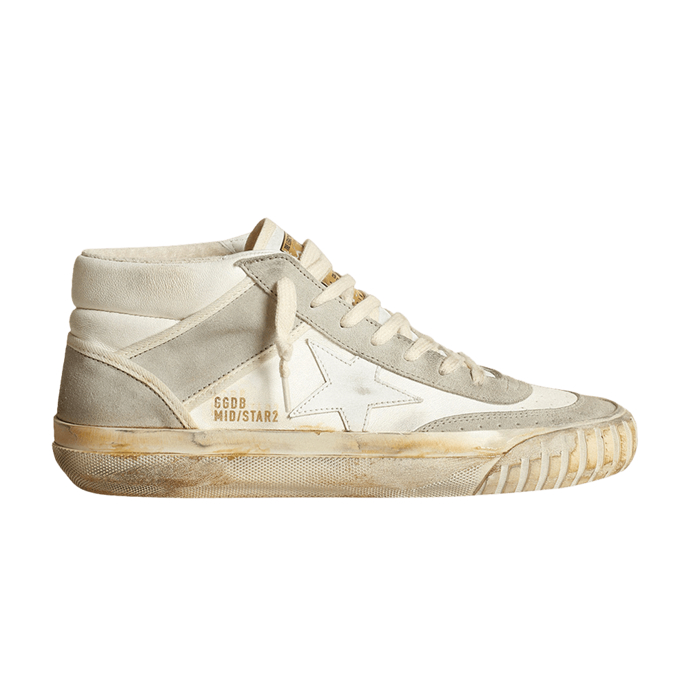 Golden Goose Women's Mid Star 2 Ice Grey White