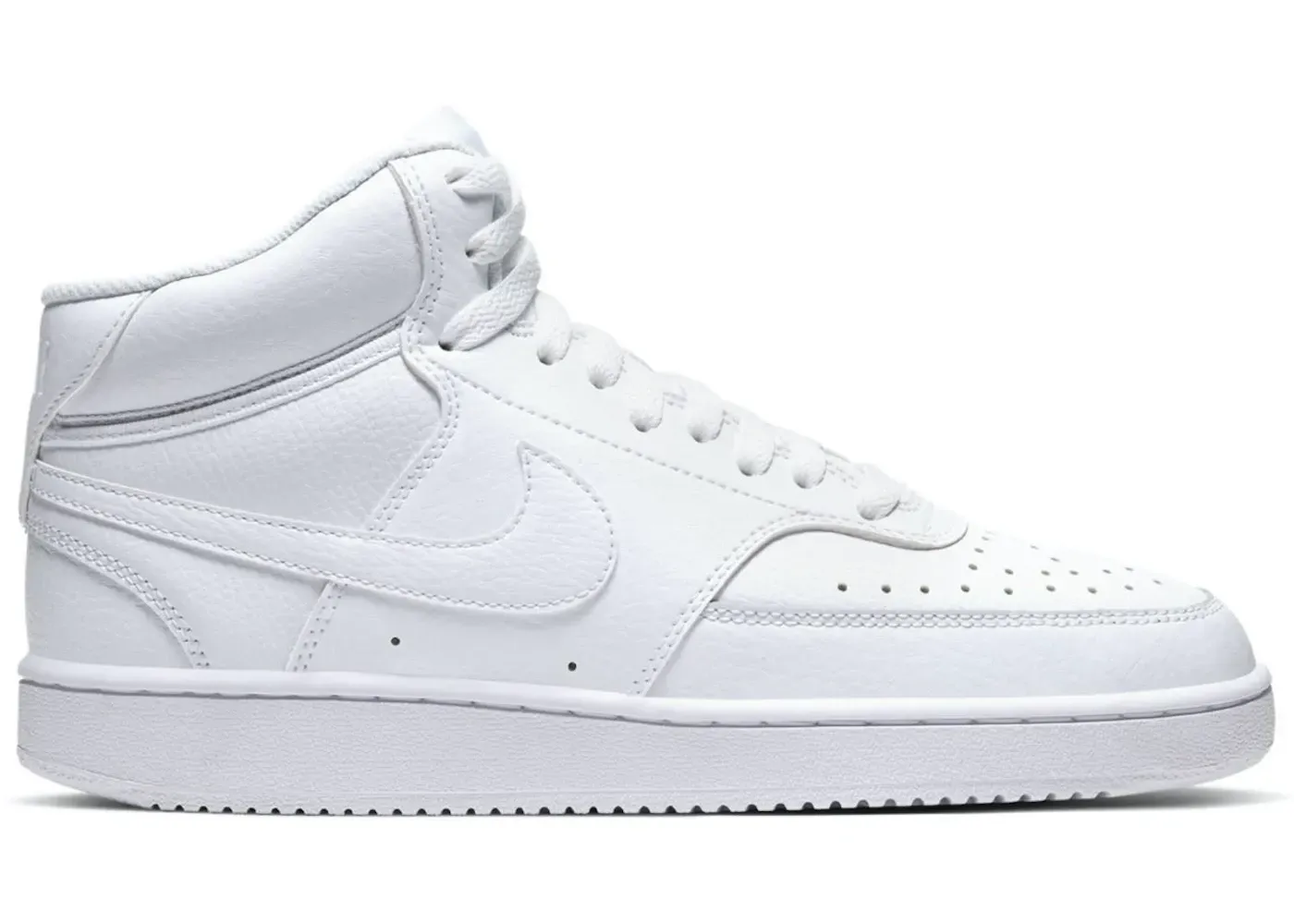 Фото № 1 с приближением к товару «‎Nike Court Vision Mid Triple White »