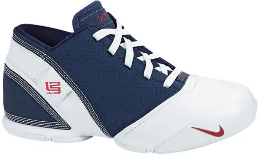 Фото № 1 с приближением к товару «‎Nike LeBron 5 Low Navy Crimson White»