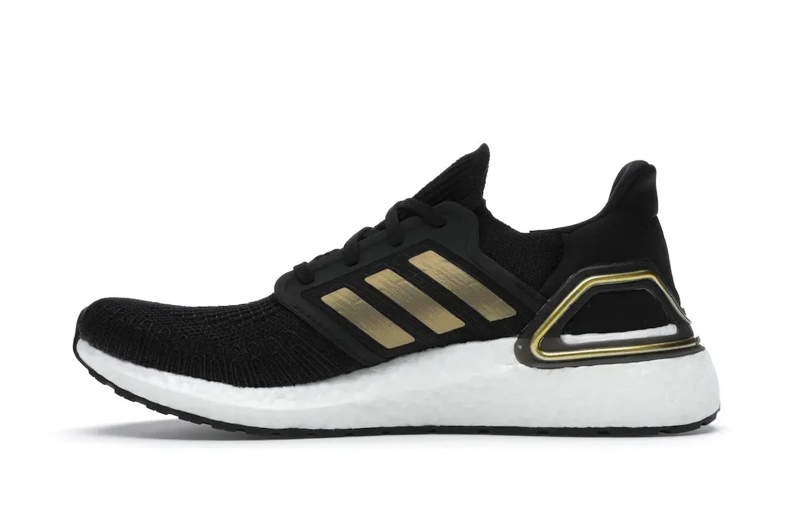 Фото № 3 с приближением к товару «‎adidas Ultra Boost 20 Black Gold White»