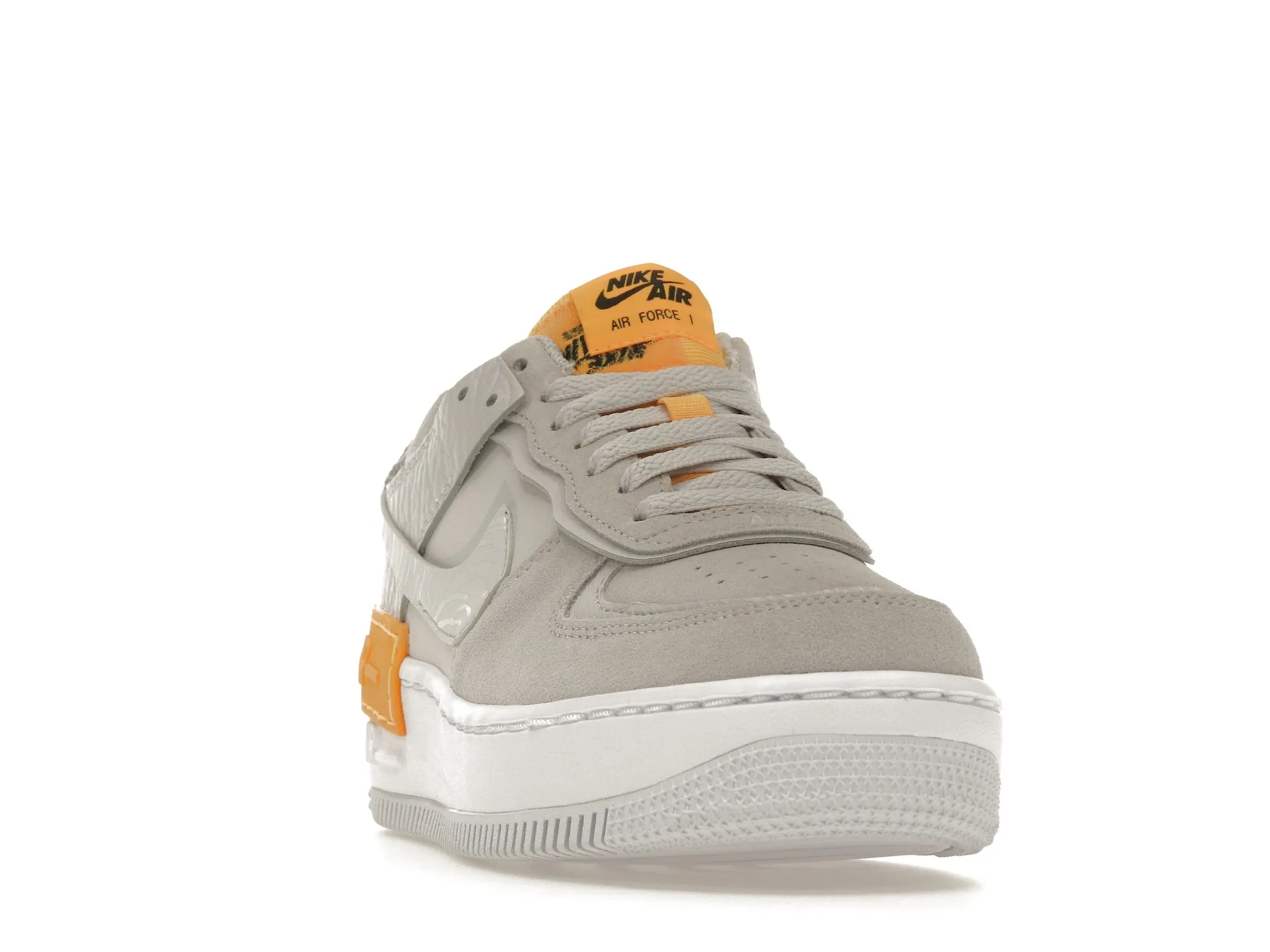 Nike air force 1 shadow discount vast grey laser orange (w)