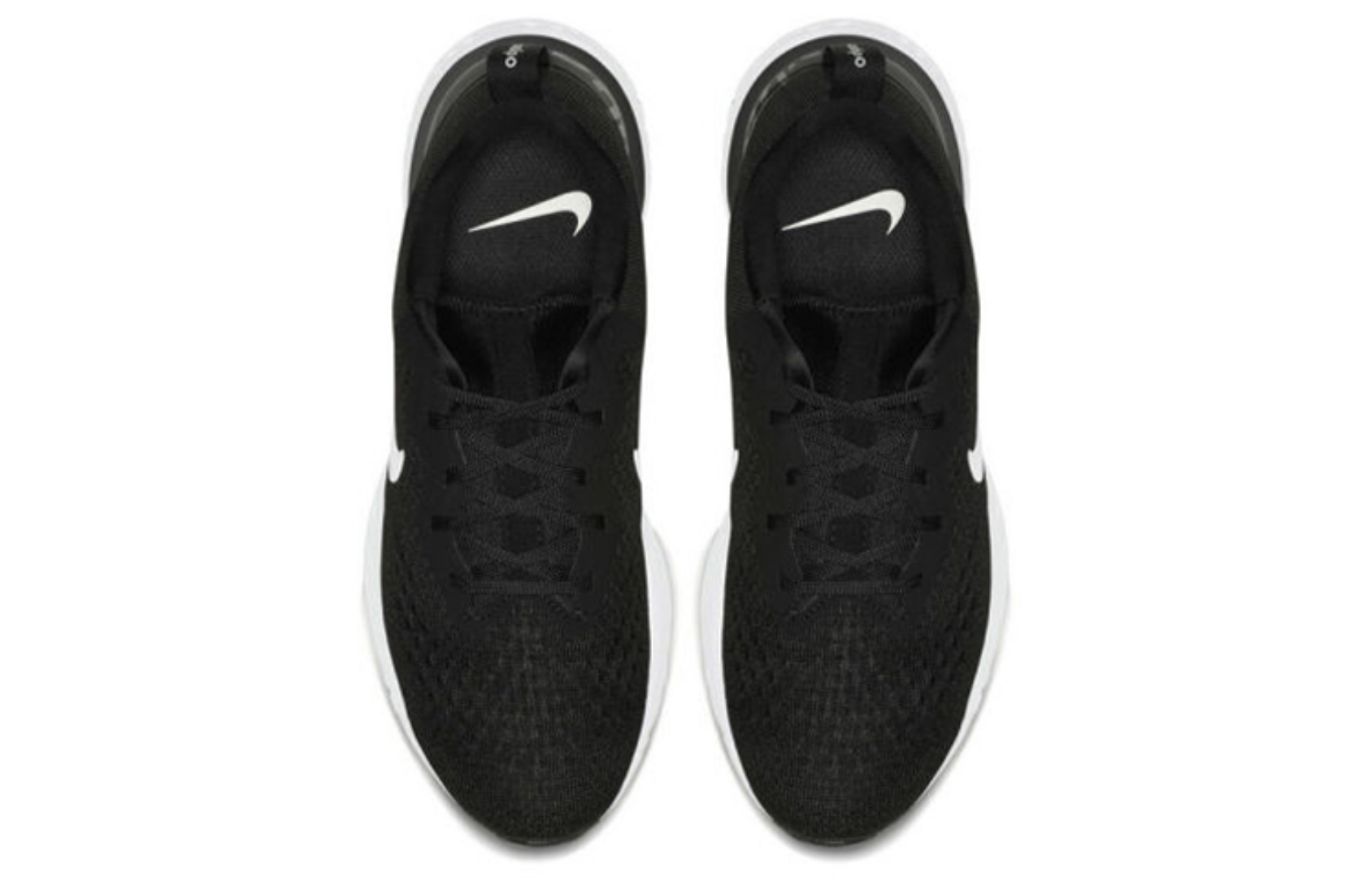 Фото № 4 с приближением к товару «‎Nike Odyssey React Running Shoes Black White Wolf Grey»