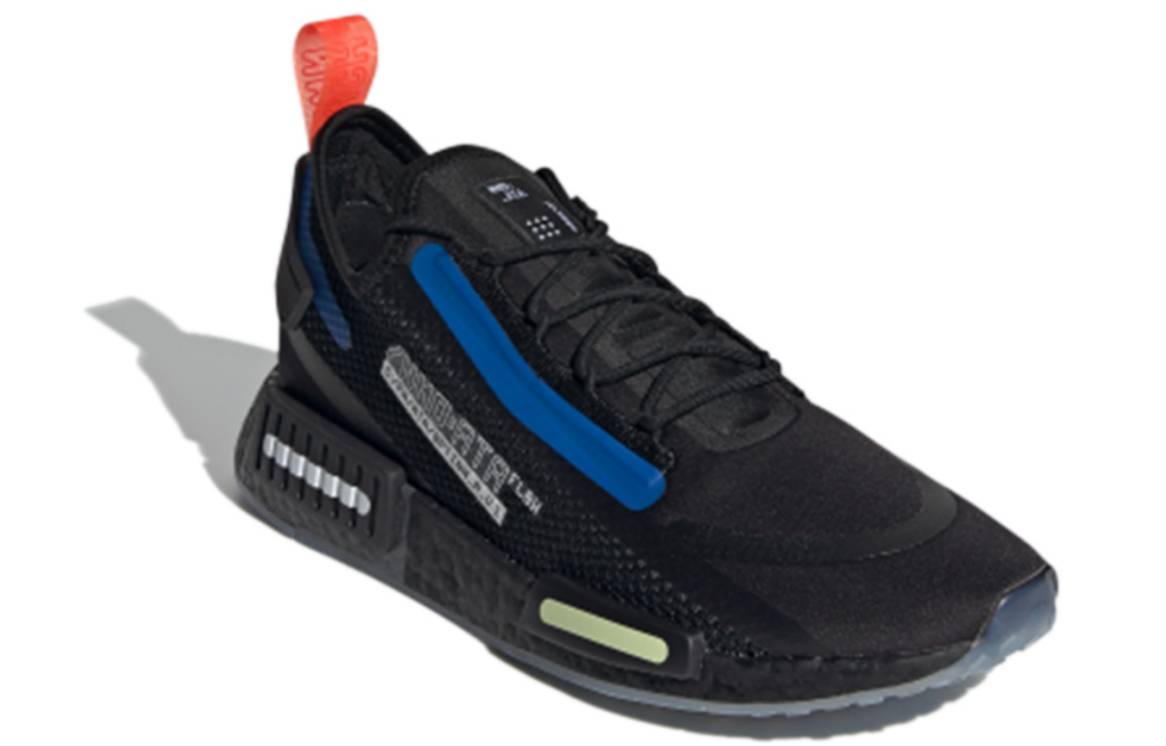 Фото № 3 с приближением к товару «‎adidas originals NMDR1 Spectoo BlackBlue»