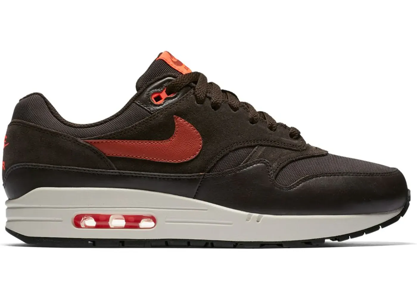 Фото № 1 с приближением к товару «‎Nike Air Max 1 Velvet Brown»