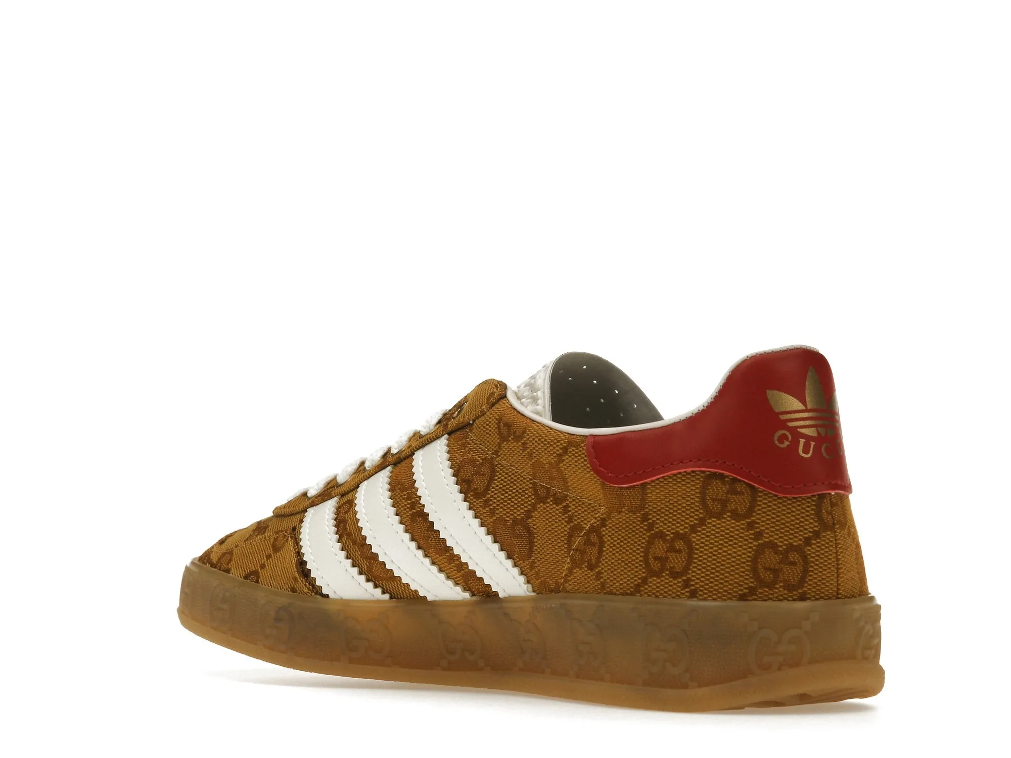 Фото № 6 с приближением к товару «‎adidas Gazelle Gucci Original GG Beige Brown »