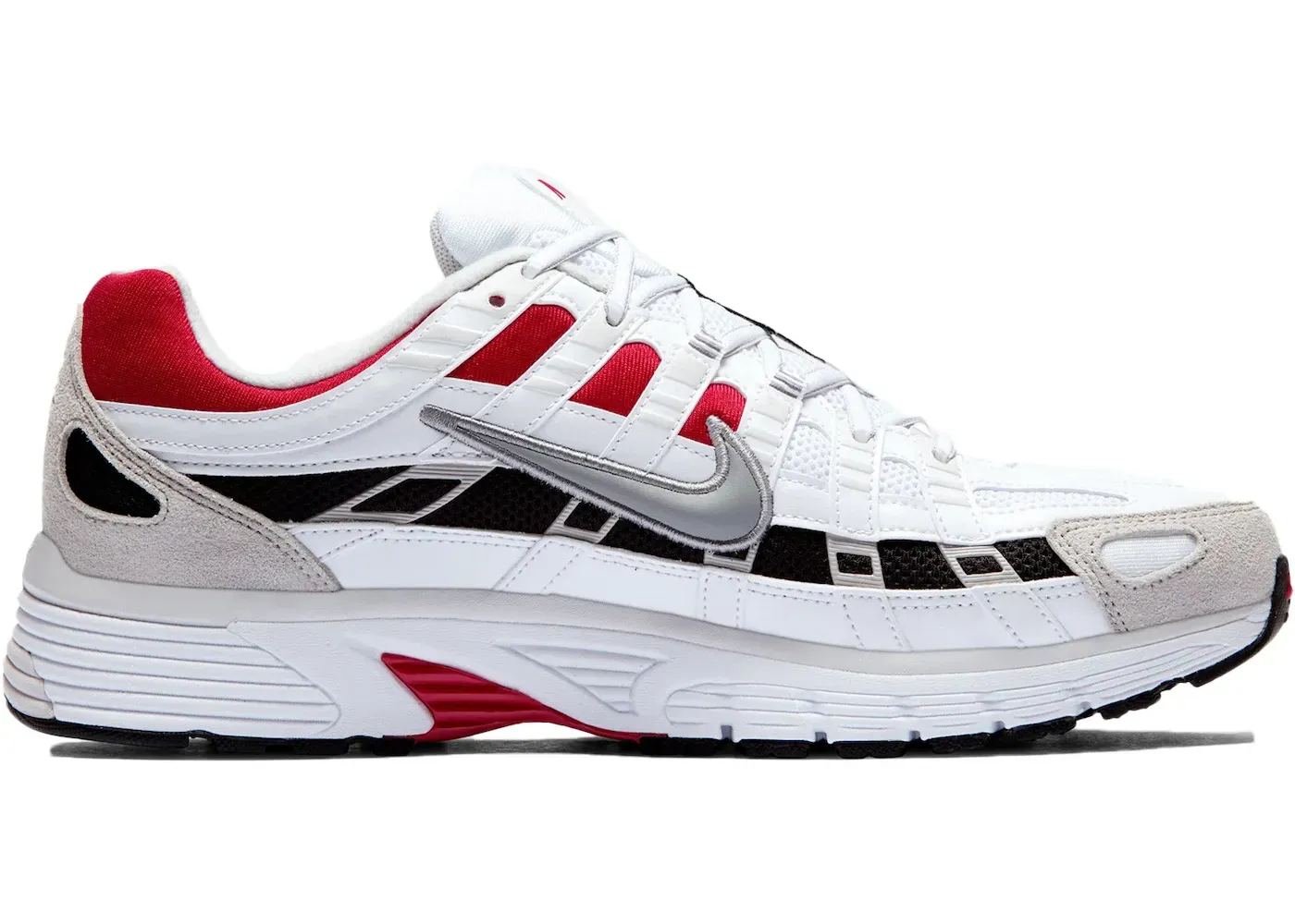 Nike P-6000 White University Red