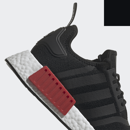 Фото № 5 с приближением к товару «‎ adidas originals NMDR1 Sports Casual Shoes BlackRedBlue»