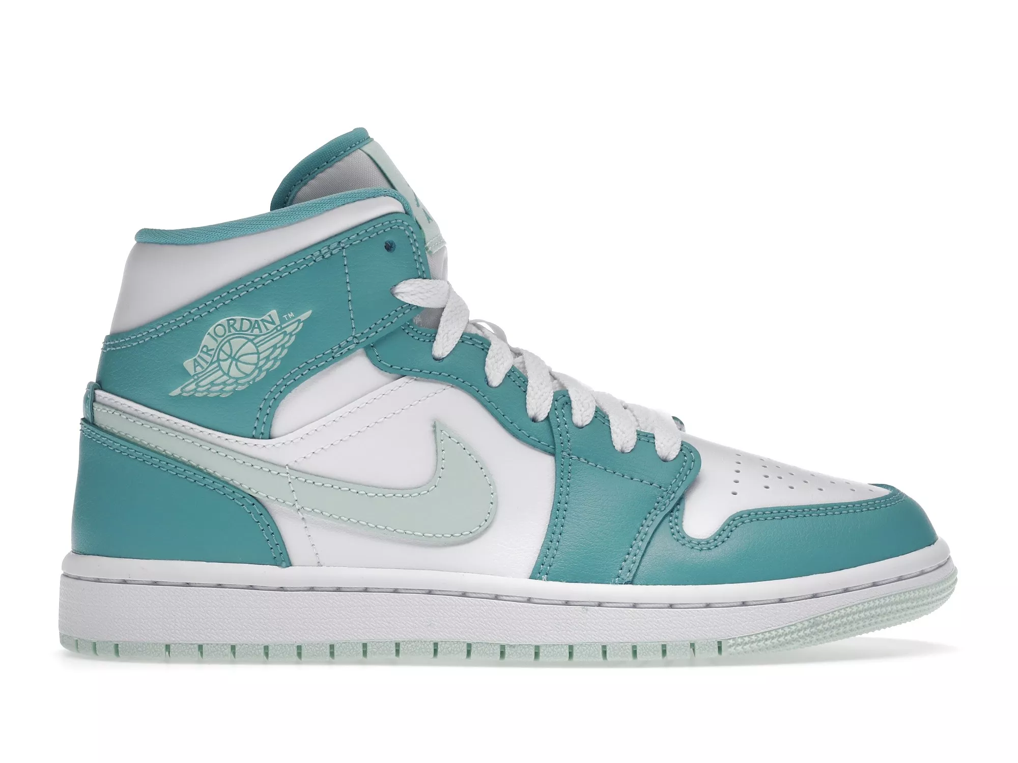 Фото № 1 с приближением к товару «‎Jordan 1 Mid Washed Teal »