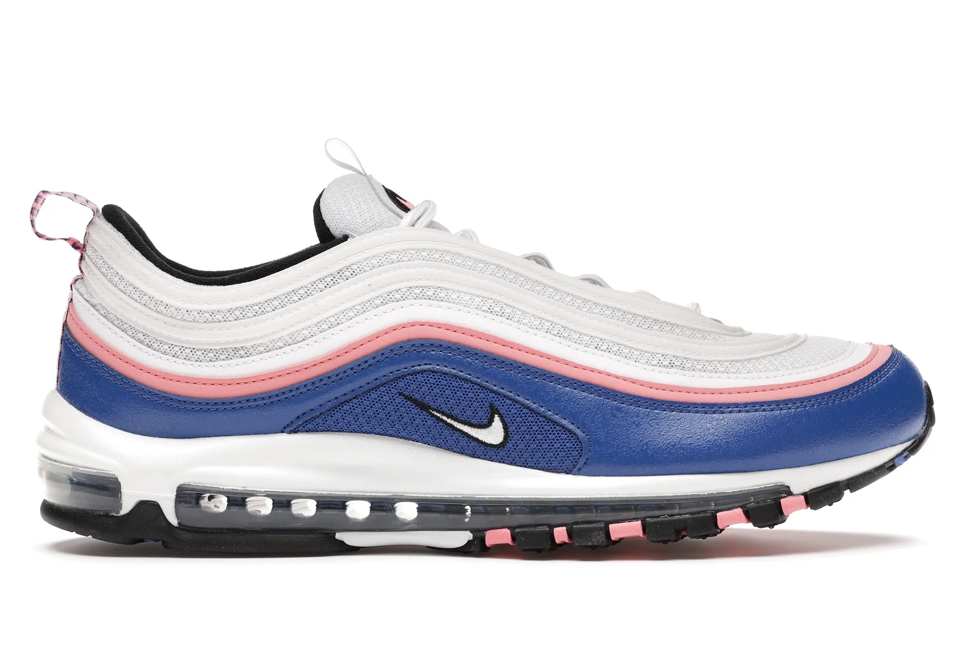 Фото № 1 с приближением к товару «‎Nike Air Max 97 White Game Royal Pink Gaze»