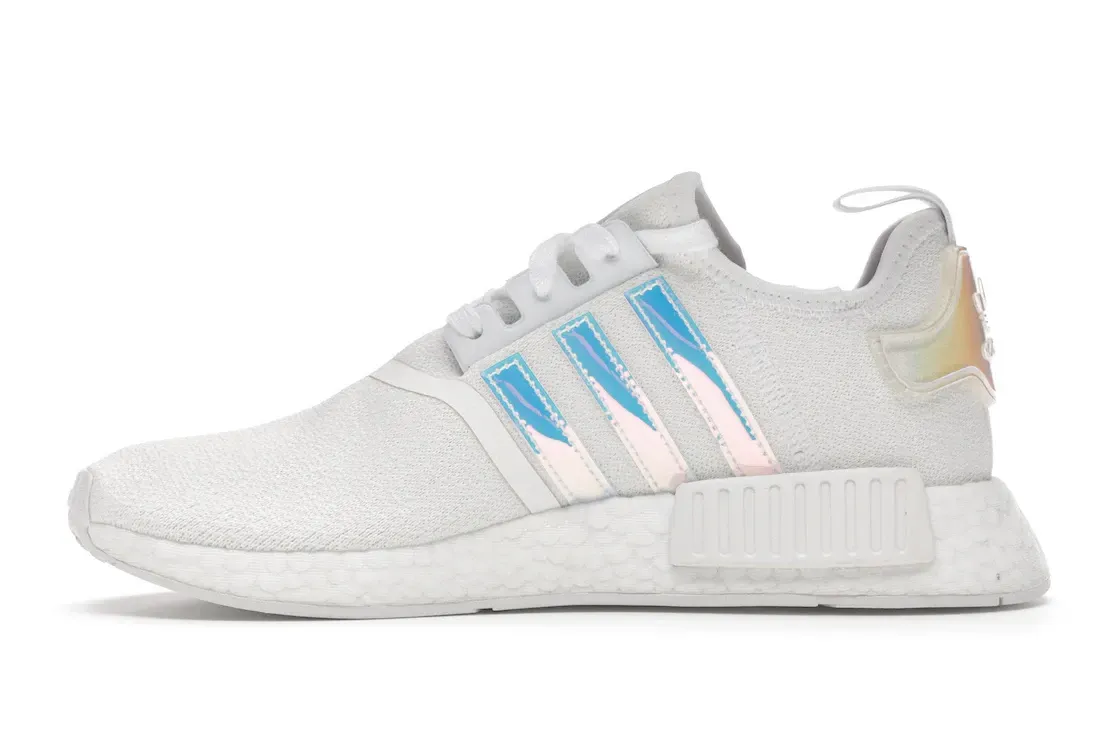 Фото № 3 с приближением к товару «‎adidas NMD R1 White Iridescent »