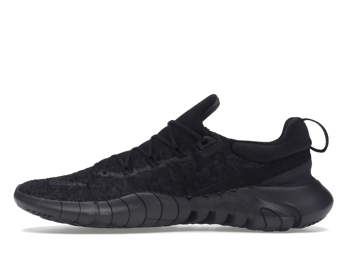 Фото № 3 с приближением к товару «‎Nike Free Run 5.0 Black Off Noir»
