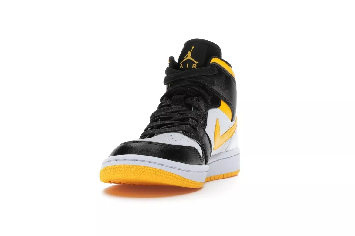 Фото № 3 с приближением к товару «‎Jordan 1 Mid Laser Orange Black »