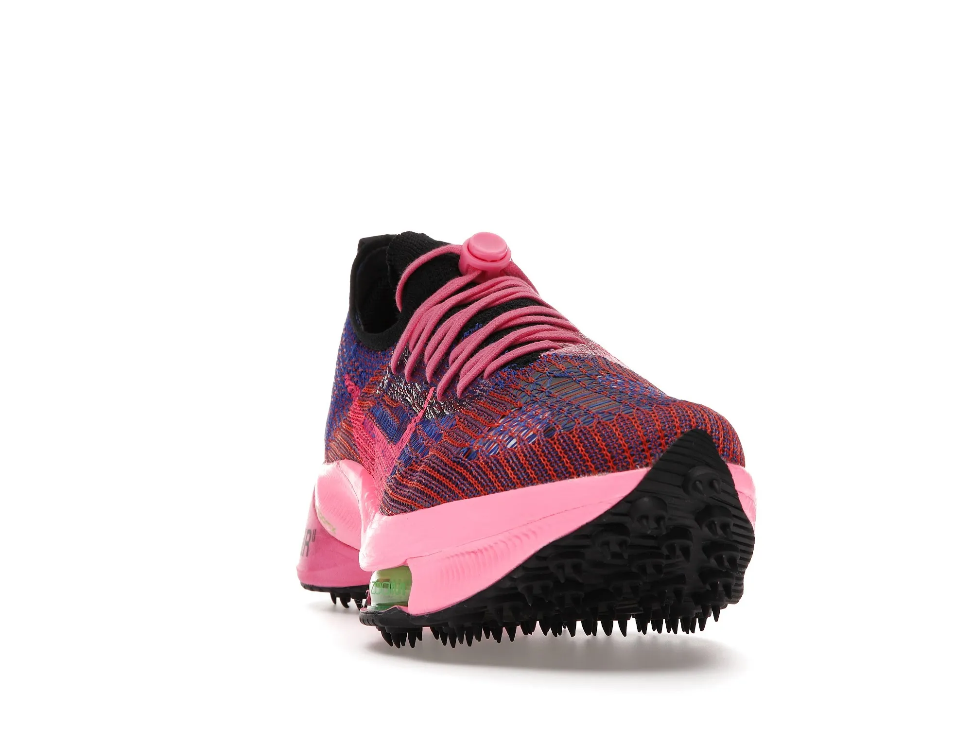 Фото № 2 с приближением к товару «‎Nike Air Zoom Tempo Next% Flyknit Off-White Racer Blue Pink Glow»