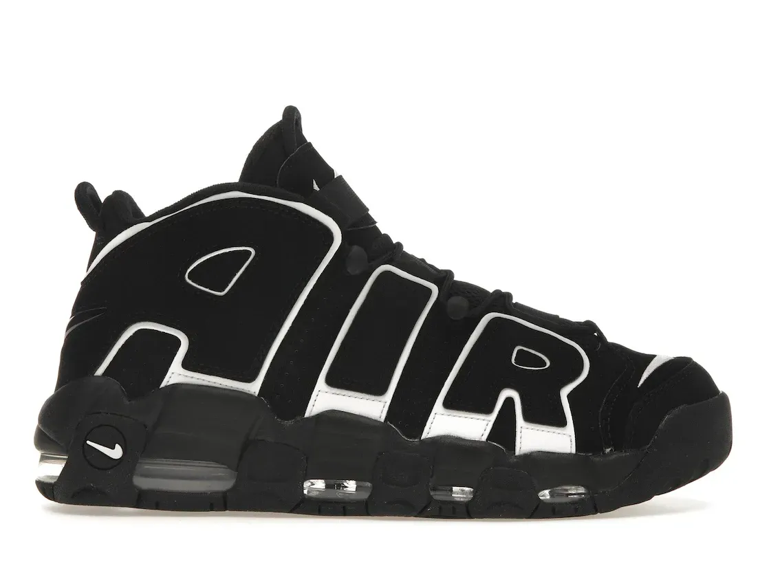 Фото № 1 с приближением к товару «‎Nike Air More Uptempo 96 Black White (2023)»