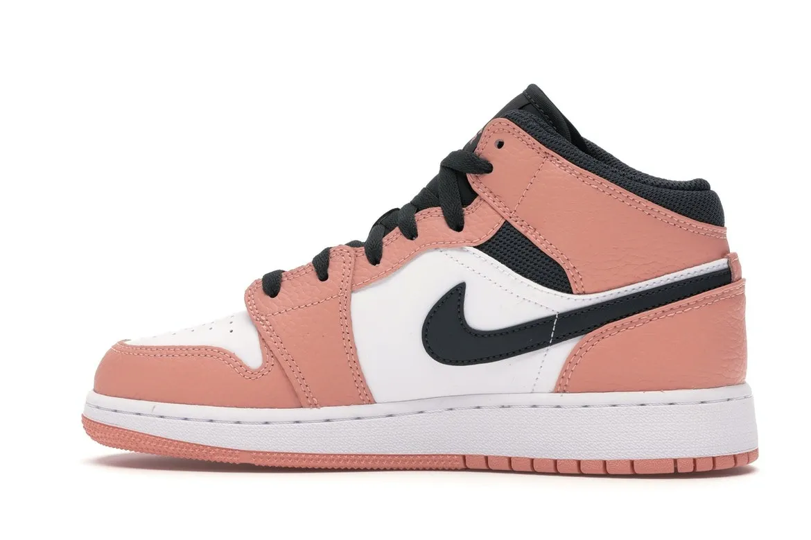 Фото № 6 с приближением к товару «‎Jordan 1 Mid Pink Quartz »