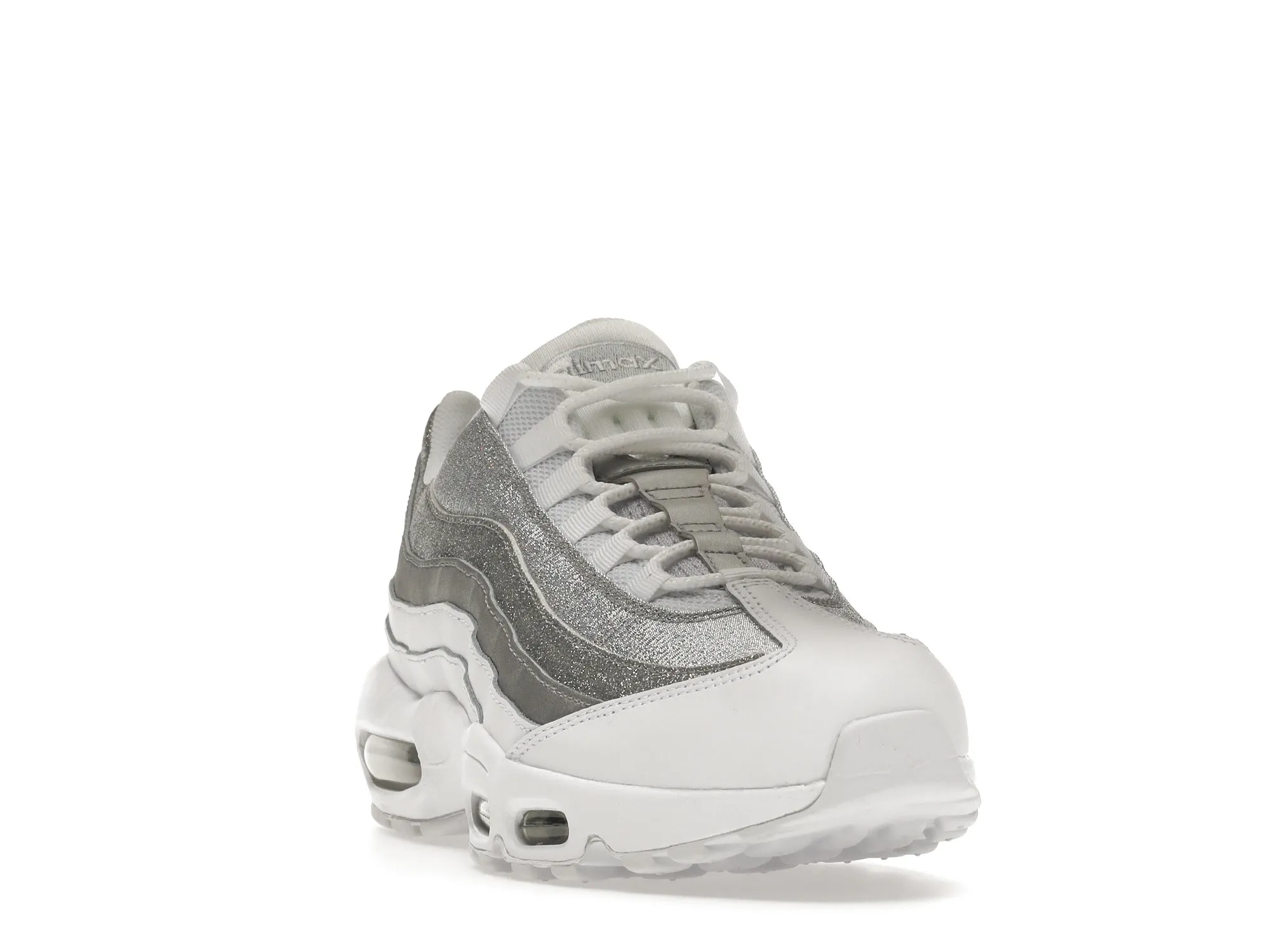 Фото № 3 с приближением к товару «‎Nike Air Max 95 White Metallic Silver »