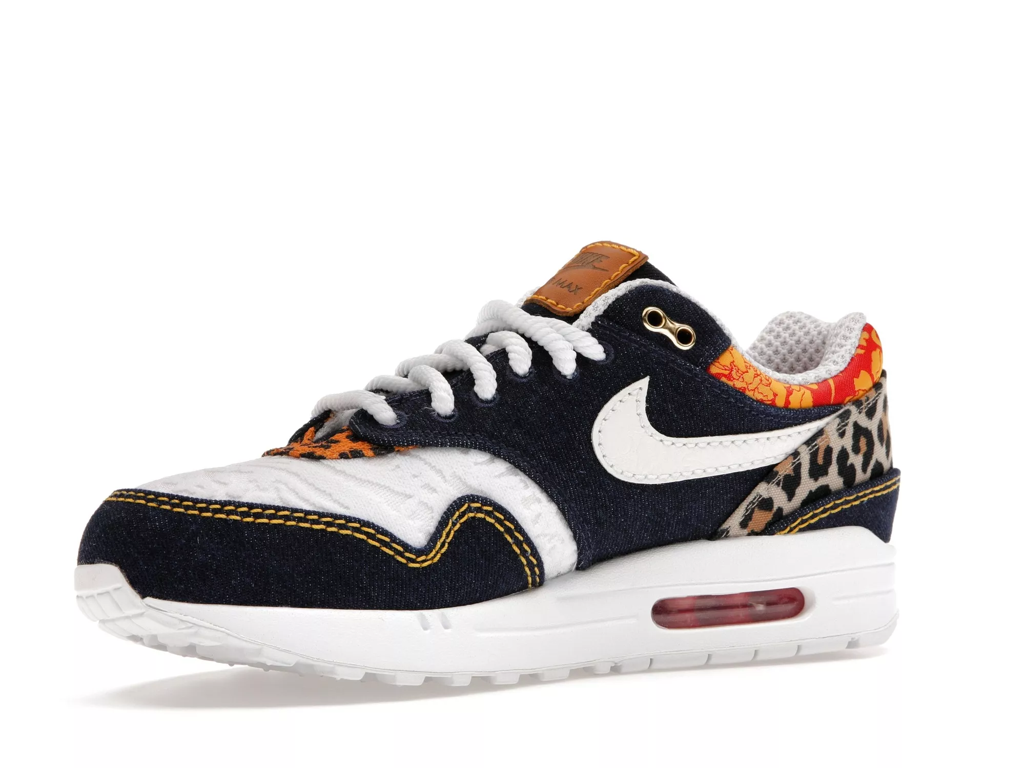 Фото № 2 с приближением к товару «‎Nike Air Max 1 Premium Denim Leopard»