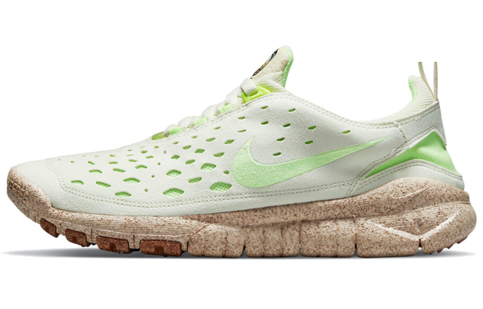 Фото № 1 с приближением к товару «‎Nike Free Run Trail "Pineapple" GreenBrown»