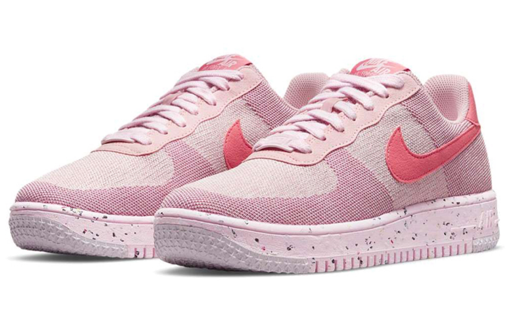 Фото № 3 с приближением к товару «‎Nike Wmns Air Force 1 Crater Flyknit 'Pink Glaze'»
