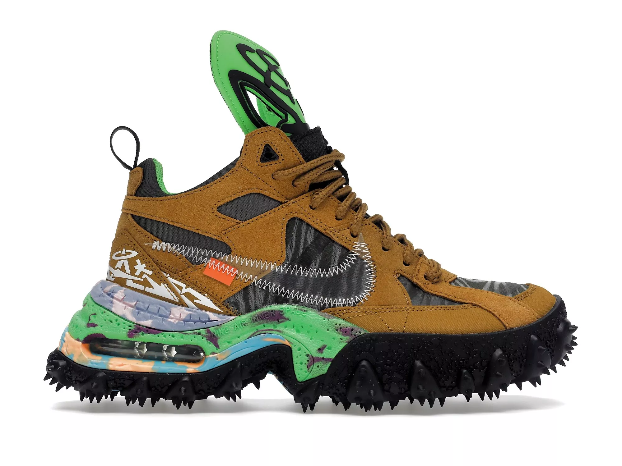 Фото № 1 с приближением к товару «‎Nike Air Terra Forma Off-White Wheat Green Strike»