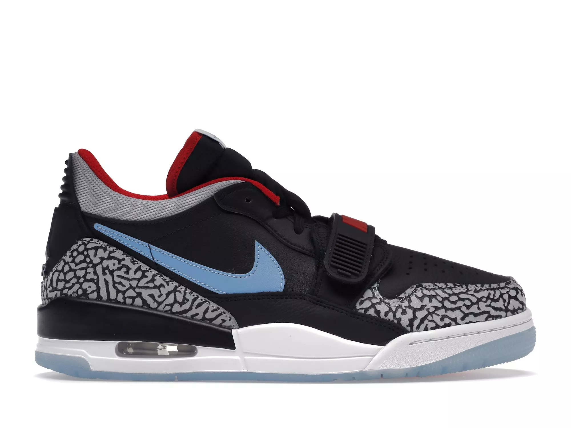Фото № 1 с приближением к товару «‎Jordan Legacy 312 Low Black Valor Blue»