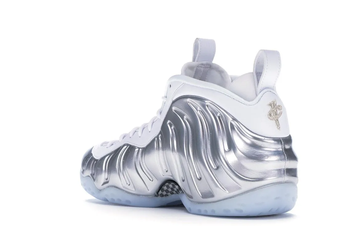 Фото № 5 с приближением к товару «‎Nike Air Foamposite One Chrome White »