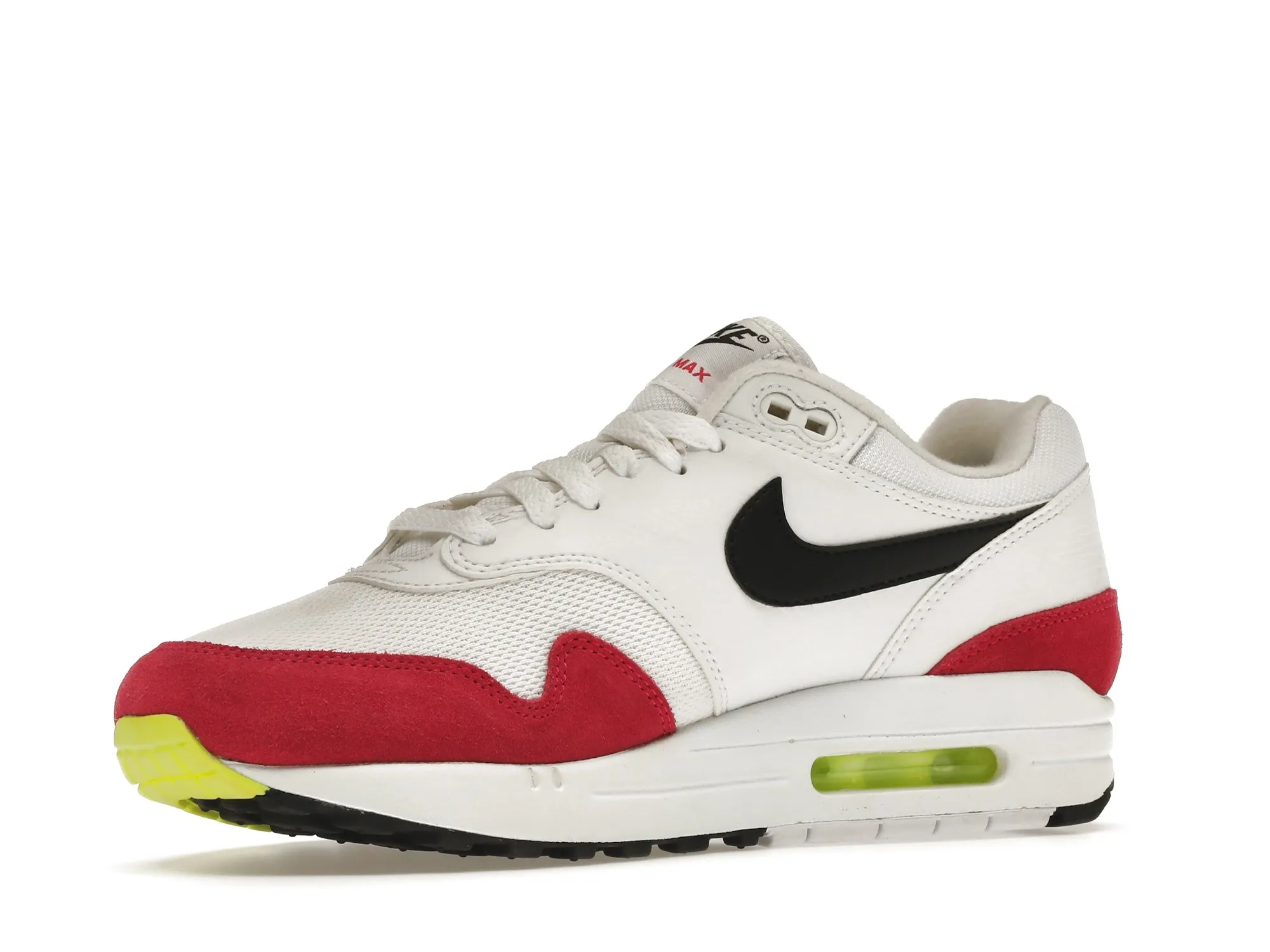 Air max 1 white black volt rush pink online