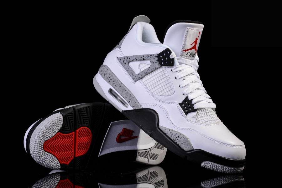 Фото № 2 с приближением к товару «‎Nike Air Jordan 4 Retro OG Cement’ »