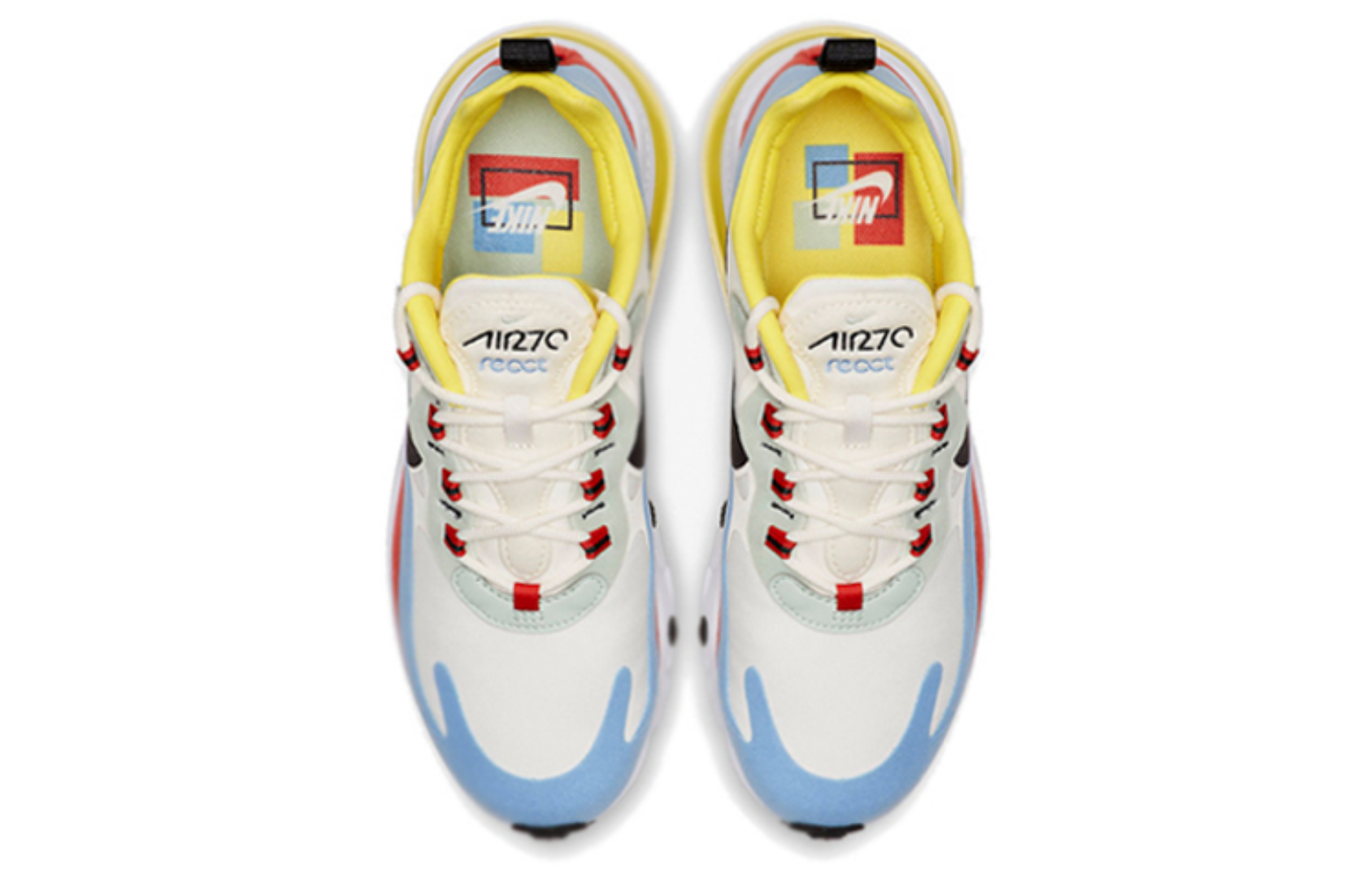 Фото № 4 с приближением к товару «‎Nike Air Max 270 React Bauhaus Bauhaus»