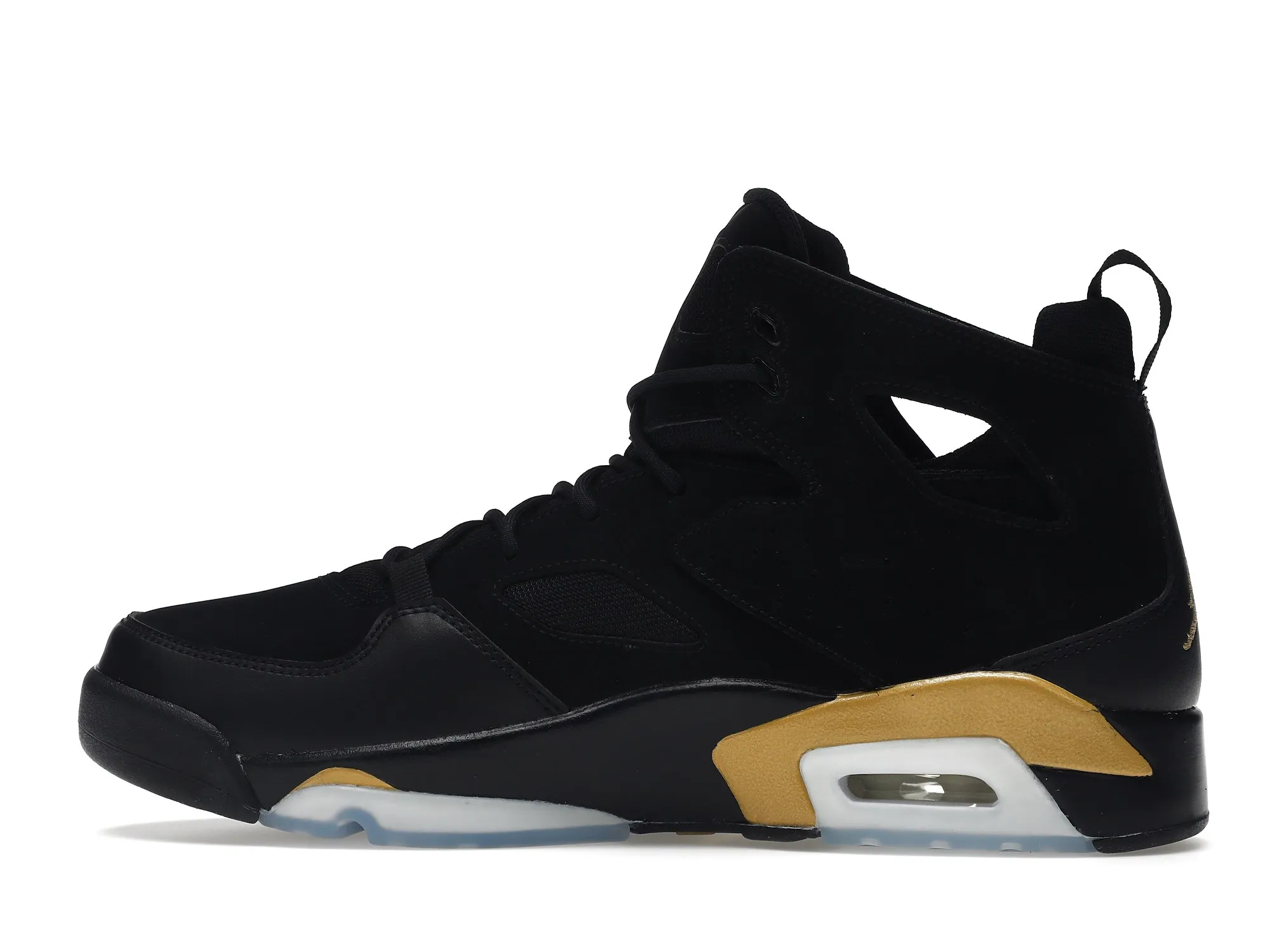 Фото № 5 с приближением к товару «‎Jordan Flight Club 91 Black Metallic Gold (2021)»