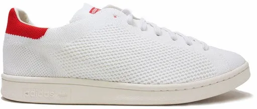 Фото № 1 с приближением к товару «‎adidas Stan Smith Primeknit White Red»